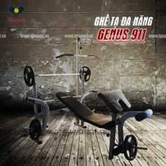Ghế tập tạ đa năng Genus 911