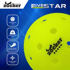 Quả bóng thi đấu Pickleball Zocker Five Star