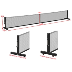 Trụ Pickleball thi đấu Vifa 303704-P