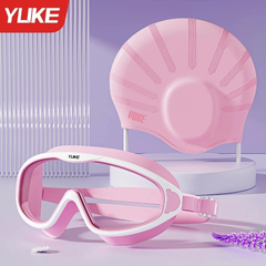 Bộ Kính + Mũ Bơi Trùm Tai YUKE GJ019K