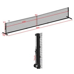 Trụ Pickleball di động Vifa 303701-P