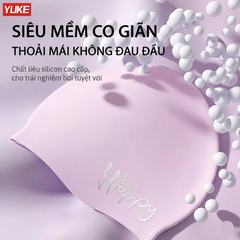 Mũ bơi chống nước silocon YUKE GJ008