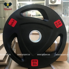 Bánh tạ cao su 3 cánh lỗ phi 50