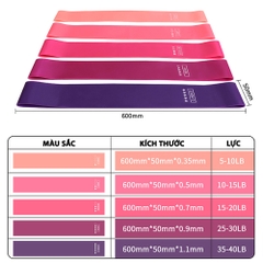 Dây cao su đàn hồi tập YOGA