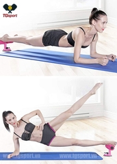 Dụng cụ hỗ trợ gập bụng chữ T có hít