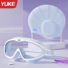 Bộ Kính + Mũ Bơi Trùm Tai YUKE GJ019K