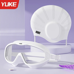 Bộ Kính + Mũ Bơi Trùm Tai YUKE GJ019K