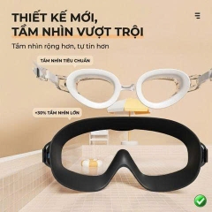 Bộ Kính + Mũ Bơi Trùm Tai YUKE GJ019K