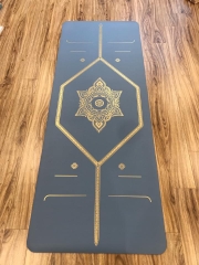 Thảm tập yoga cao cấp Tree Yoga đơn sắc mạ vàng