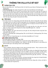 [Ha Long Villa 5Rooms] FLC BT637 빌라 – 프라이빗 수영장, 오션뷰 &amp; 골프장 전망