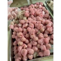 Há cảo ngũ sắc người hoa khay 25 viên - 500gr