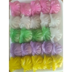 Há cảo ngũ sắc người hoa khay 25 viên - 500gr