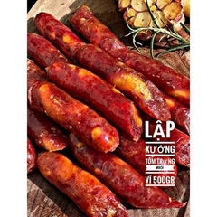 Lạp Xưởng Tôm Trứng Muối - Bịch 500g