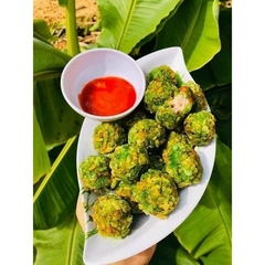 Cá viên cuộn cốm xanh vĩ 35 viên - 500g