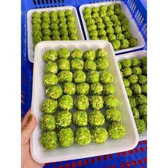 Cá viên cuộn cốm xanh vĩ 35 viên - 500g