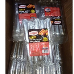 XÚC XÍCH NƯỚNG CUÔN GIẤY BẠC NHÂN XỐT PHÔ MAI LC - 500g