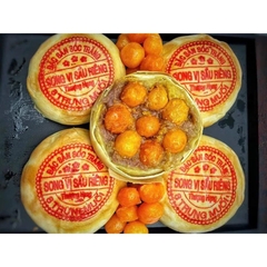 Bánh pía 8 trứng song long hộp xịn sò - 500g