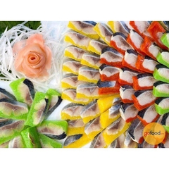 CÁ TRÍCH ÉP TRỨNG - CHUẨN SASHIMI 1 thanh 150g giao ngẫu nhiên màu