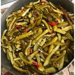 Mắm Dưa Leo Nụ nguyên trái nhà làm chưa trộn - 1kg