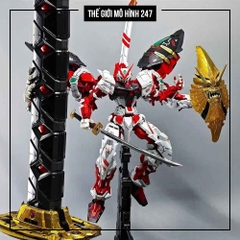 Mô Hình Lắp Ráp MG 8814 Astray Red Frame + Powered red & 150 Gerbera Straight (Tặng cán kiếm to, 3 đế, decal nước)