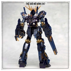 Mô hình HG Unicorn 02 Banshee Custom Color Galaxy, 1/144 Mecha, Đồ chơi lắp ráp