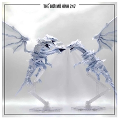 Mô hình Rồng Trắng Mắt Xanh 3 đầu - Blue Eyes White Dragon (Tặng đế)