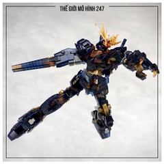Mô hình HG Unicorn 02 Banshee Custom Color Galaxy, 1/144 Mecha, Đồ chơi lắp ráp