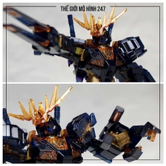 Mô hình HG Unicorn 02 Banshee Custom Color Galaxy, 1/144 Mecha, Đồ chơi lắp ráp
