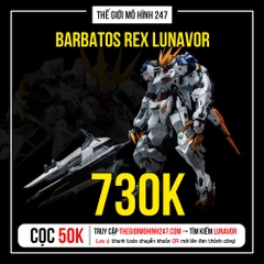 Mô hình lắp ráp Barbatos Rex Lunavor 1/100 + Đế + Decal nước