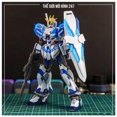 Mô hình Gundam 6601 Unicorn Narrative C-Packs xanh galaxy (Tặng decal nước)