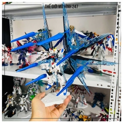 (Tặng Đế + Decal nước + Effect cánh) Mô Hình Gundam HG CE 201 Strike Freedom Fighter Revive + Wings of Light