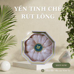 Yến tinh chế rút lông khô