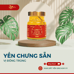 Yến chưng sẵn đông trùng