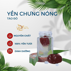Yến chưng nóng táo đỏ