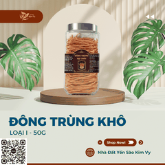 Đông trùng khô loại I - 50g