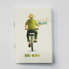 Sổ tay ghi chép A6 đa năng bìa in giá rẻ cho HSSV