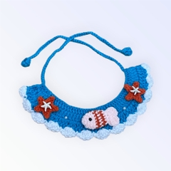 Yếm cho thú cưng vòng cổ móc len dành cho chó mèo