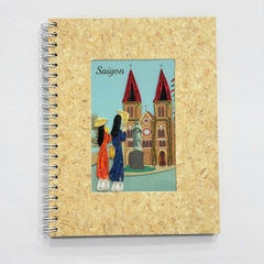 Sổ bìa giấy xoắn thủ công làm quà tặng ý nghĩa