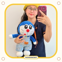 DORAEMON MÓC LEN THỦ CÔNG SIZE 45CM SIÊU TO