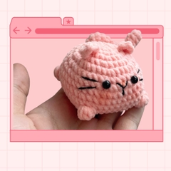 Mèo Móc Len Thú Len Handmade Len Nhung Gấu