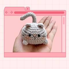 Mèo Móc Len Thú Len Handmade Len Nhung Gấu