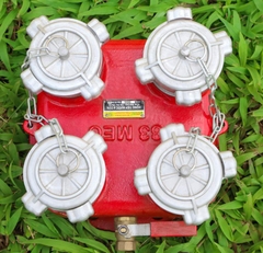 Họng tiếp nước chữa cháy 4 cửa