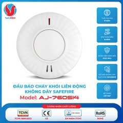 Đầu báo cháy khói liên động không dây SafeFire AJ-760SI4