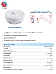 Đầu báo nhiệt liên động không dây SafeFire AJ-965TU4