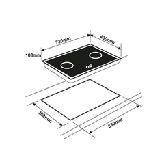 Bếp gas âm Eurosun EU-GA281