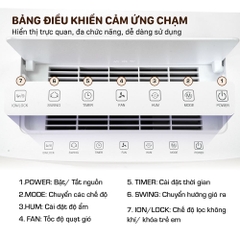 Máy hút ẩm FUJIHOME DH40NW
