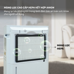 Máy hút ẩm FUJIHOME DH25W-HEPA-NEW