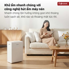 Máy hút ẩm kết hợp lọc không khí FUJIHOME DH14W-HEPA