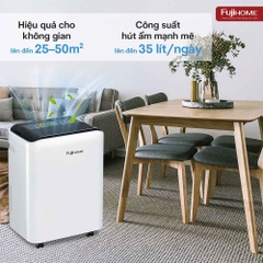 MÁY HÚT ẨM KẾT HỢP LỌC KHÔNG KHÍ FUJIHOME DH35W-HEPA