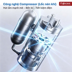 MÁY HÚT ẨM KẾT HỢP LỌC KHÔNG KHÍ FUJIHOME DH35W-HEPA